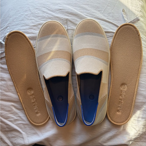 Rothy's birch stripe sneakers - Picture 3 of 5